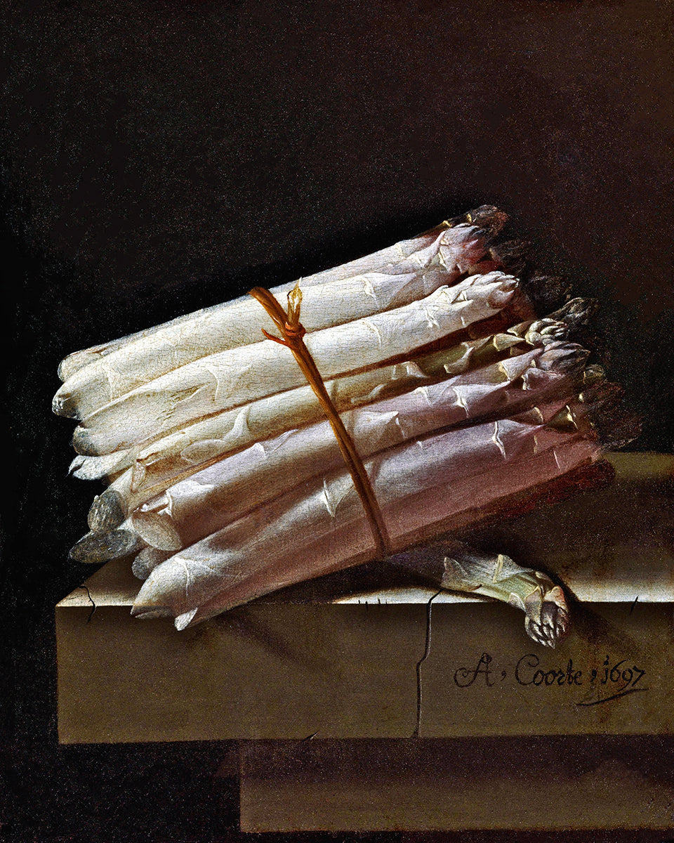 Stillleben mit Spargel