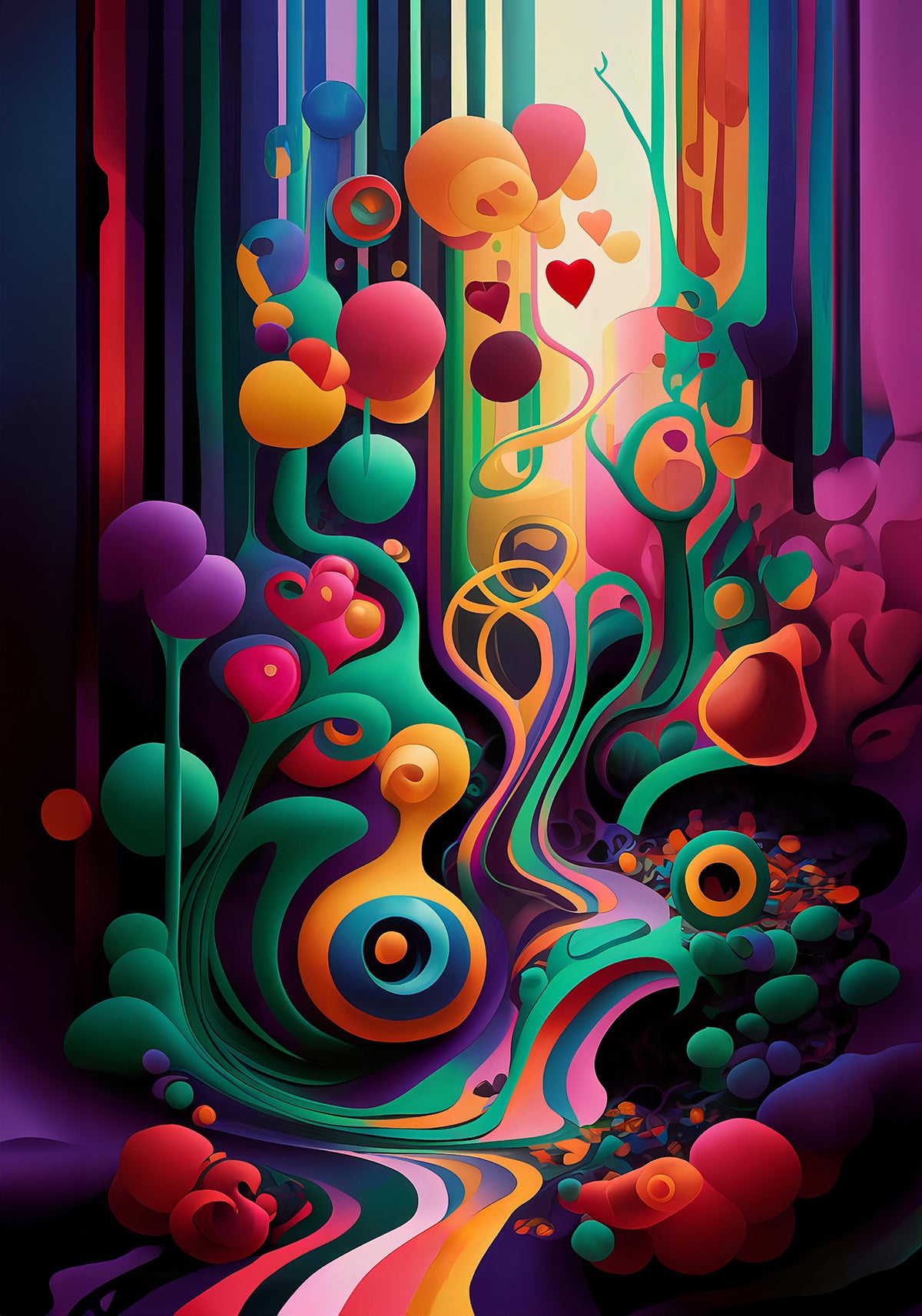 The Vividly Surreal Forest