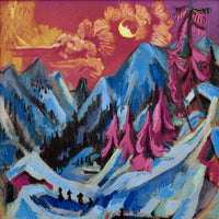 Wintermondlandschaft