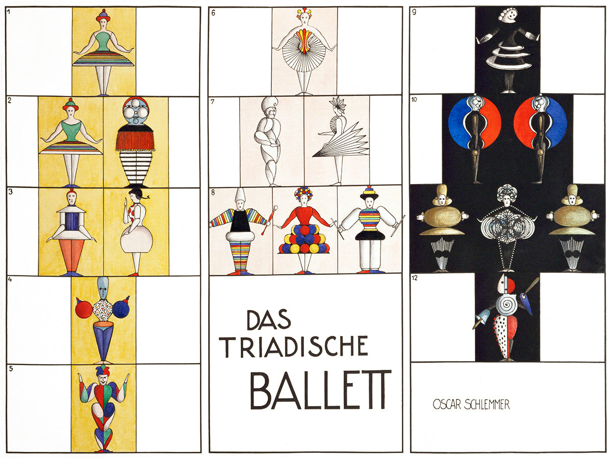 Entwurf für die Figurinen des Triadischen Balletts
