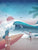 Sunset Surfing Scene