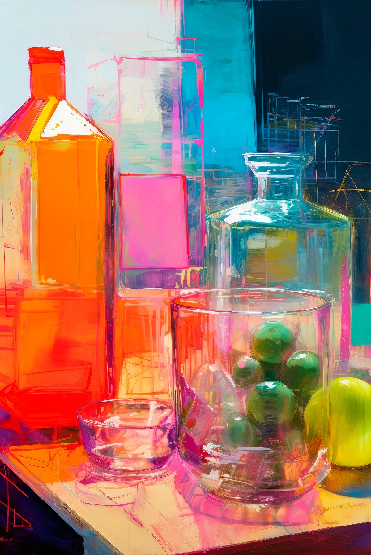 Neon Still Life No 2