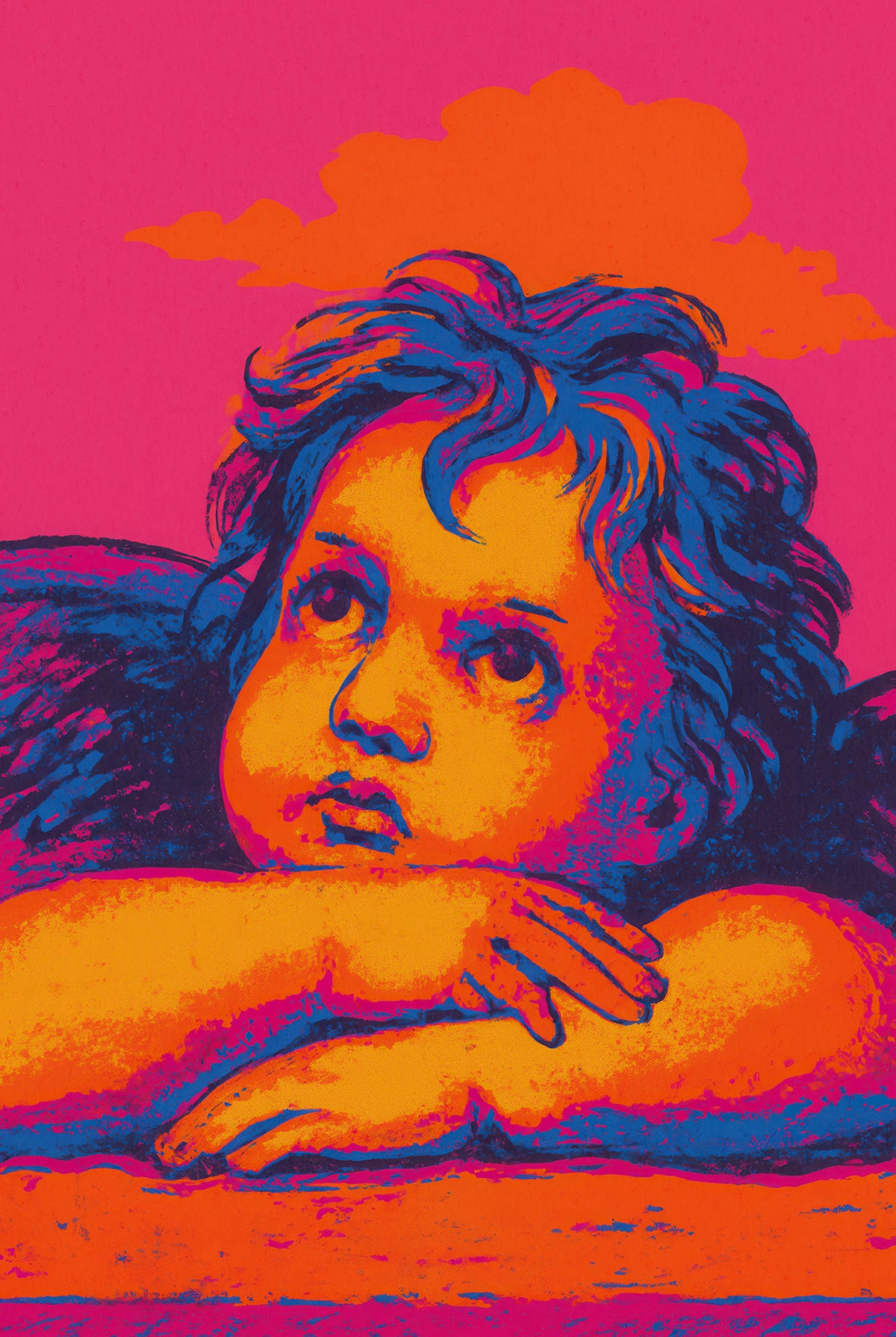 Vibrant Cherub Dreams