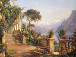 Carl Frederic Aagaard - Lodge on Lake Como