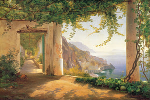 Carl Frederic Aagaard - View to the Amalfi coast