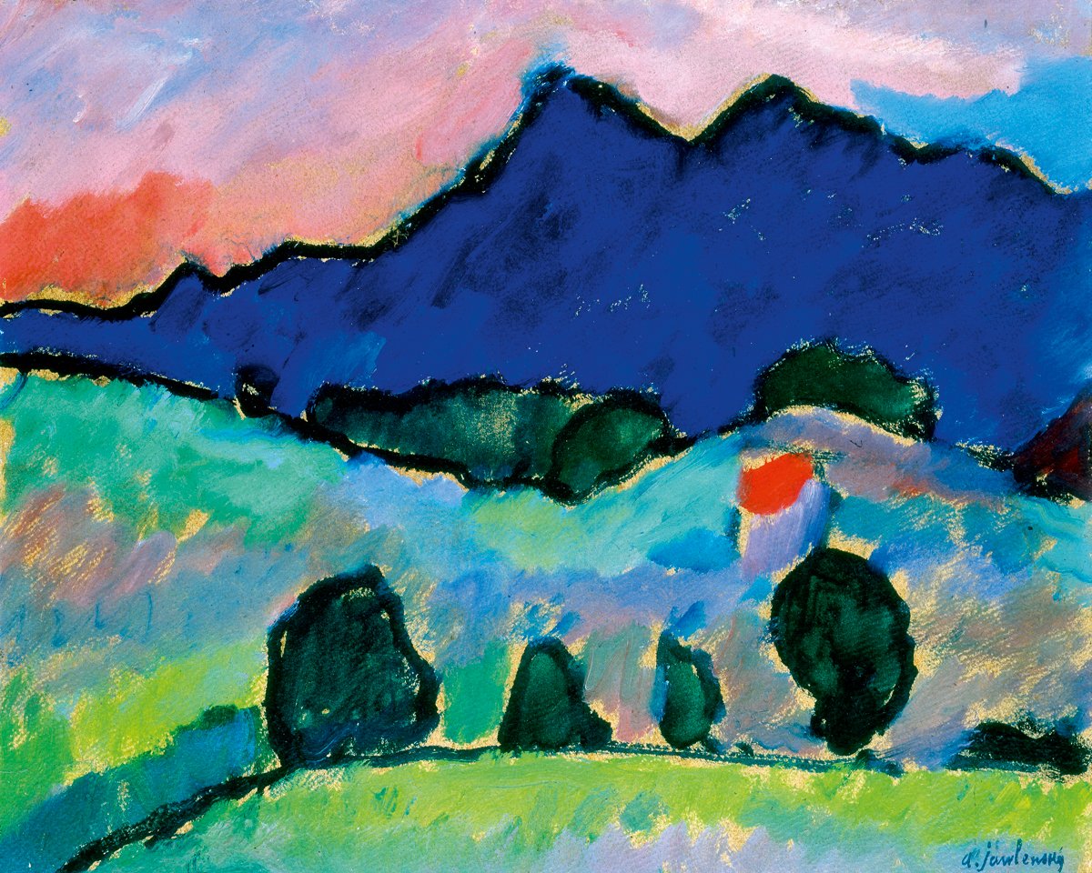 Alexej Jawlensky - Blauer Berg