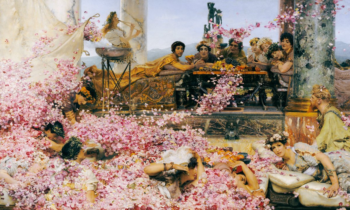 Sir Lawrence Alma-Tadema - Die Rosen des Elagabalus