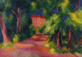 August Macke - Rotes Haus am Park