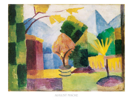 August Macke - Garten am Thuner See