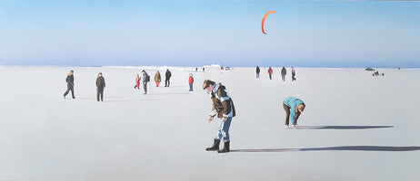 Bernhard Kock - Wintersonntag am Strand