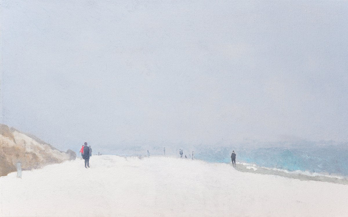 Bernhard Kock - Winterlicher Ostseestrand