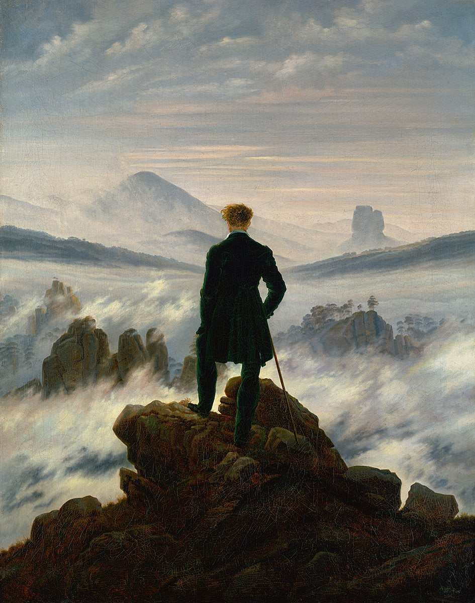 Caspar David Friedrich - Der Wanderer über dem Nebelmeer