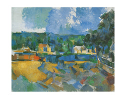 Paul Cézanne - Uferlandschaft