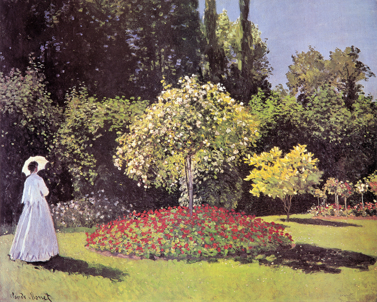 Claude Monet - Dame im Garten