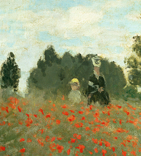 Claude Monet - Mohnfeld bei Argenteuil (Detail)