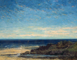 Gustave Courbet - Blaues Meer - blauer Himmel