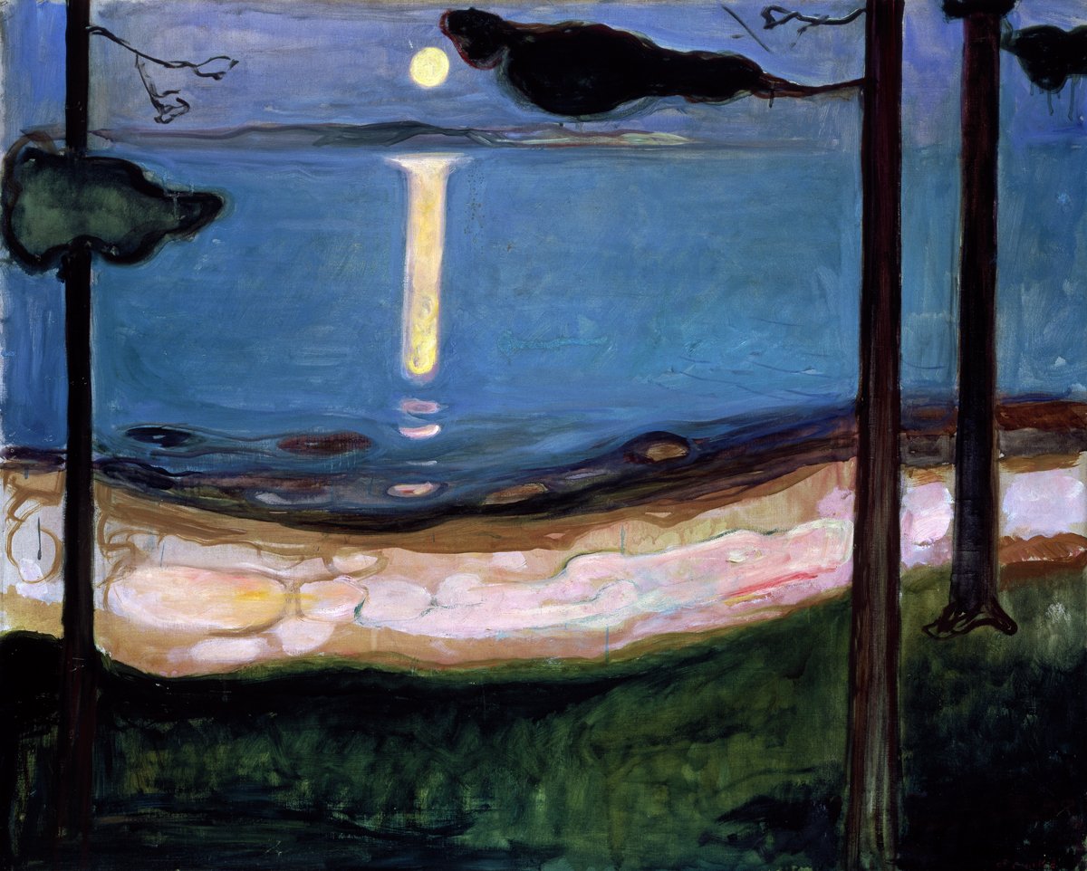 Edvard Munch - Mondnacht