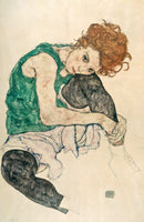 Egon Schiele - Sitzende Frau mit hochgezogenem Knie