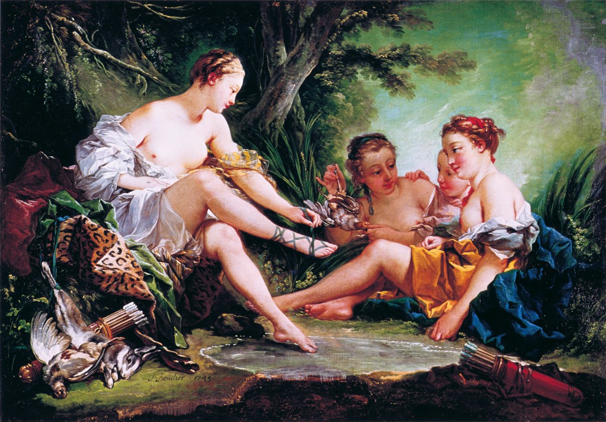 Francois Boucher - Diana nach der Jagd