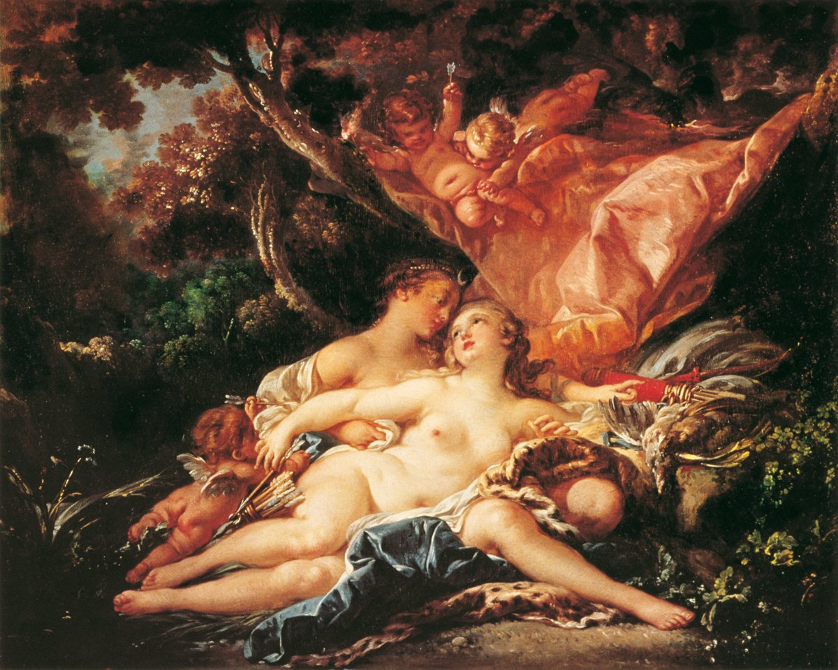 Francois Boucher - Jupiter in der Guise of Diana