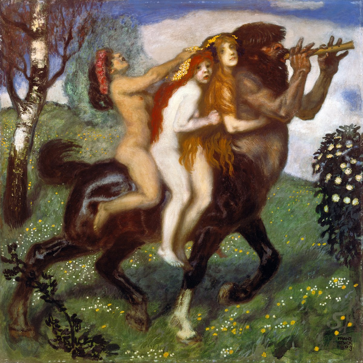 Franz Von Stuck - Spazierritt