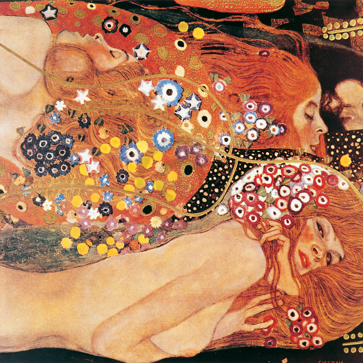 Gustav Klimt - Wasserschlangen