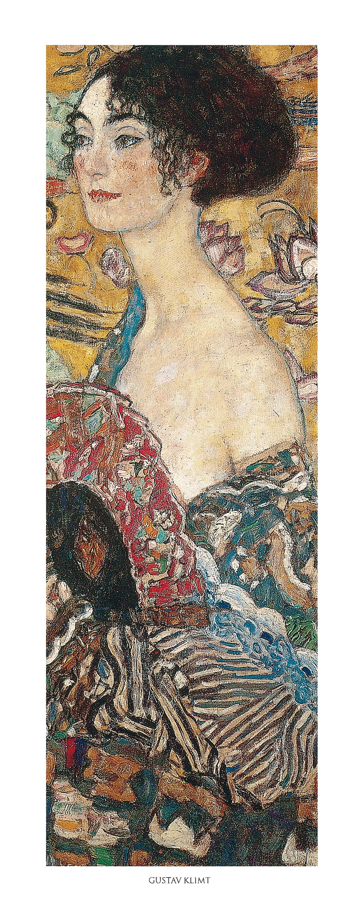 Gustav Klimt - Segnora con ventaglio