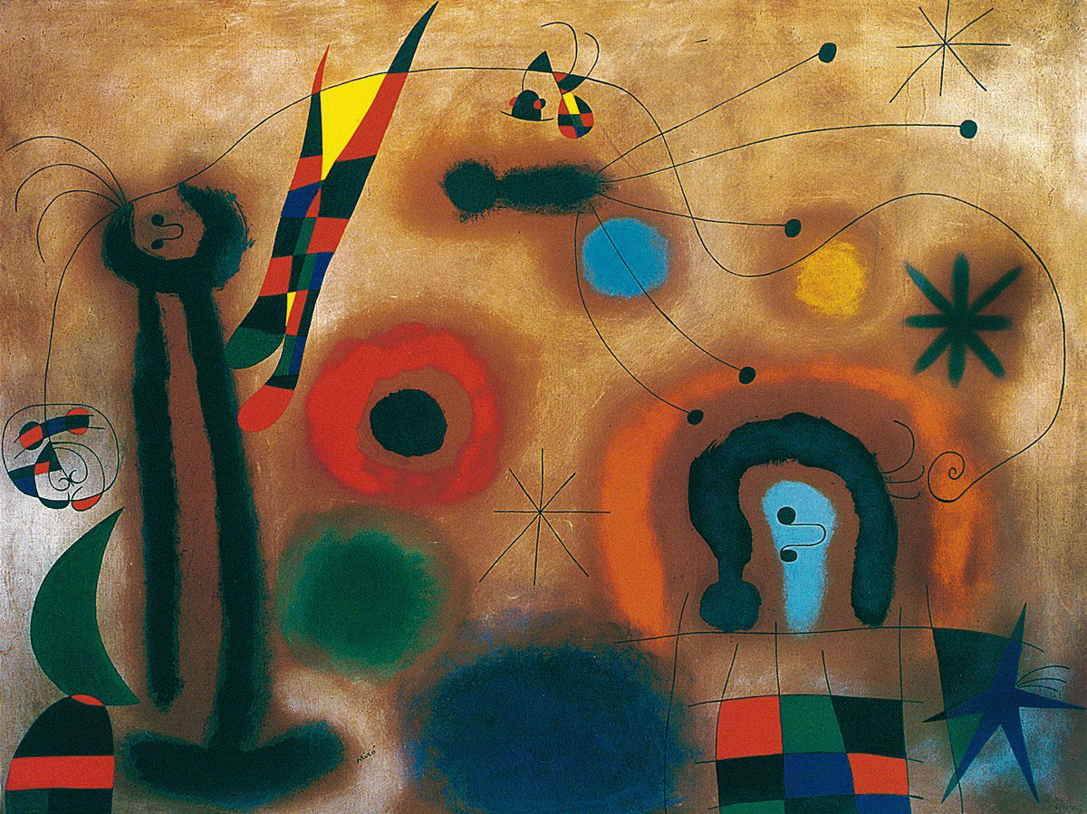 Joan Miro - Libelle mit roten Flügeln