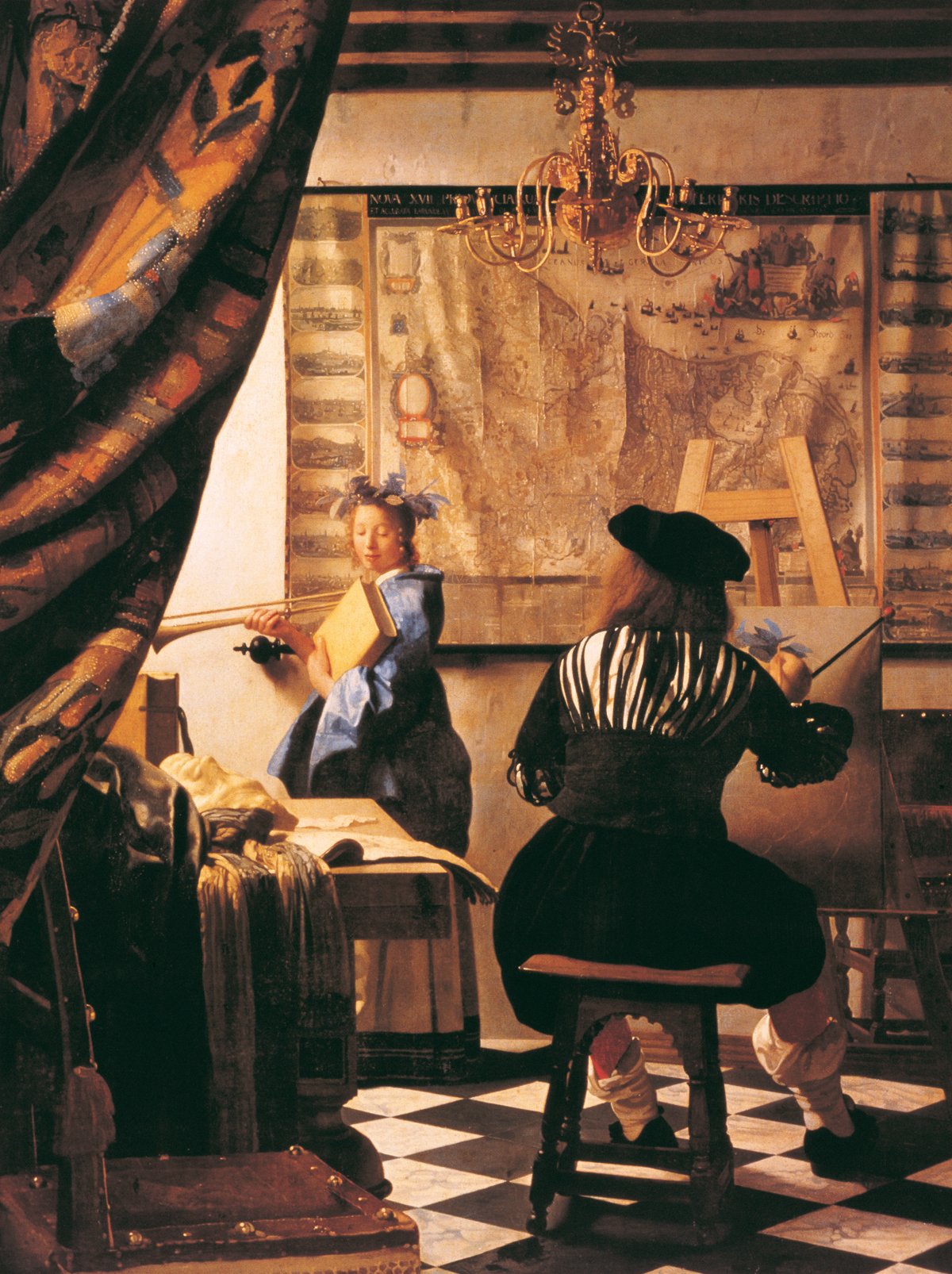 Johannes Vermeer - Die Malkunst