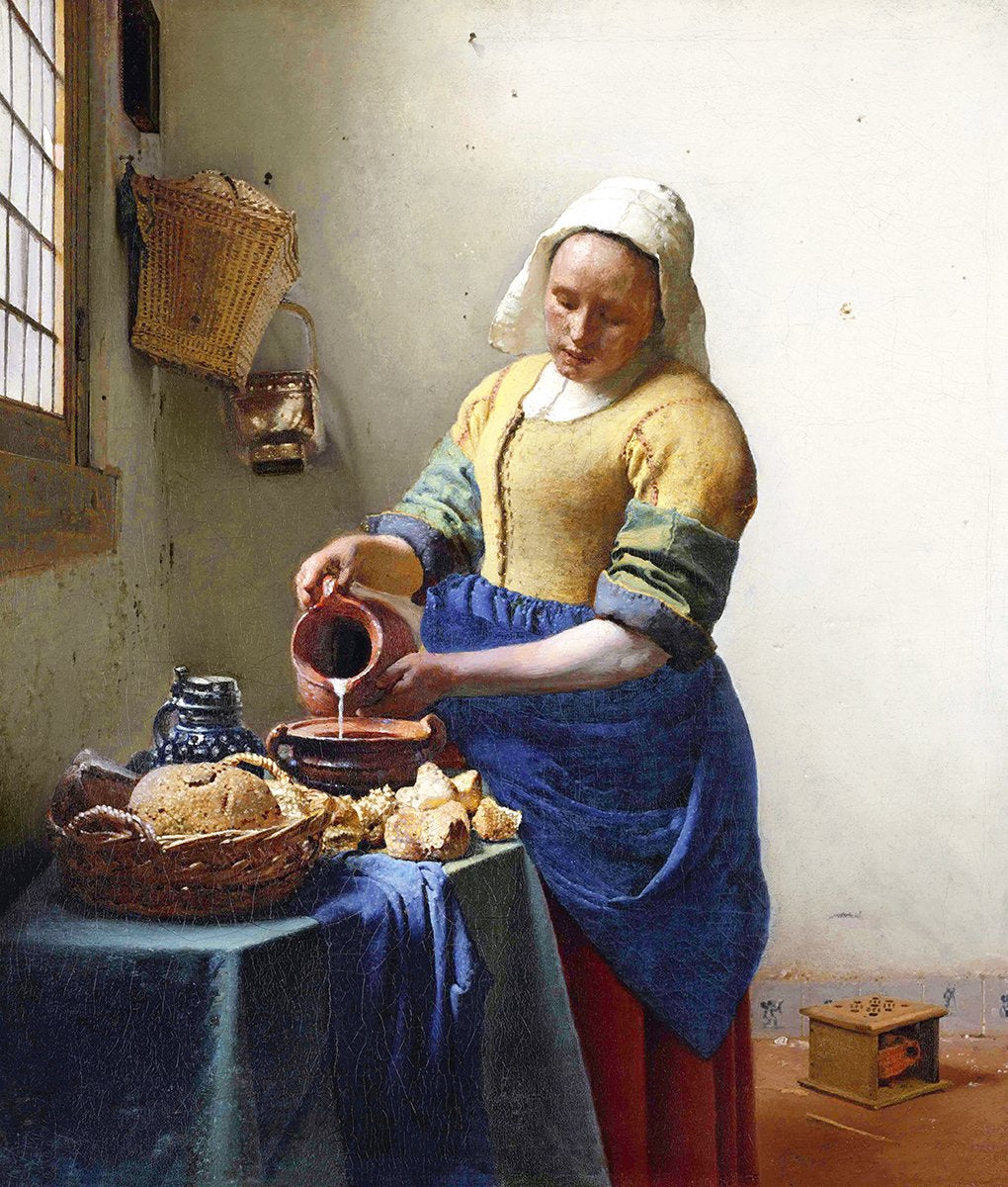 Johannes Vermeer - Dienstmagd mit Milchkrug