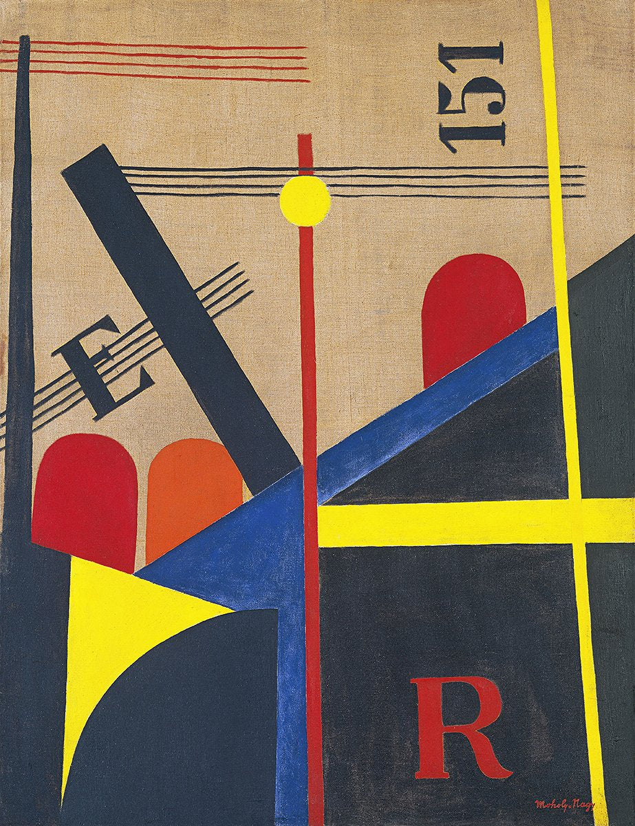 László Moholy-Nagy - Großes Eisenbahnbild