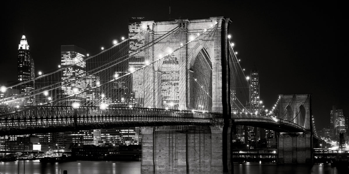 Jet Love - Brooklyn Bridge at Night, 1982