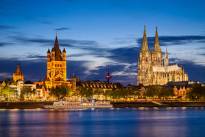 Köln Skyline Bluehour