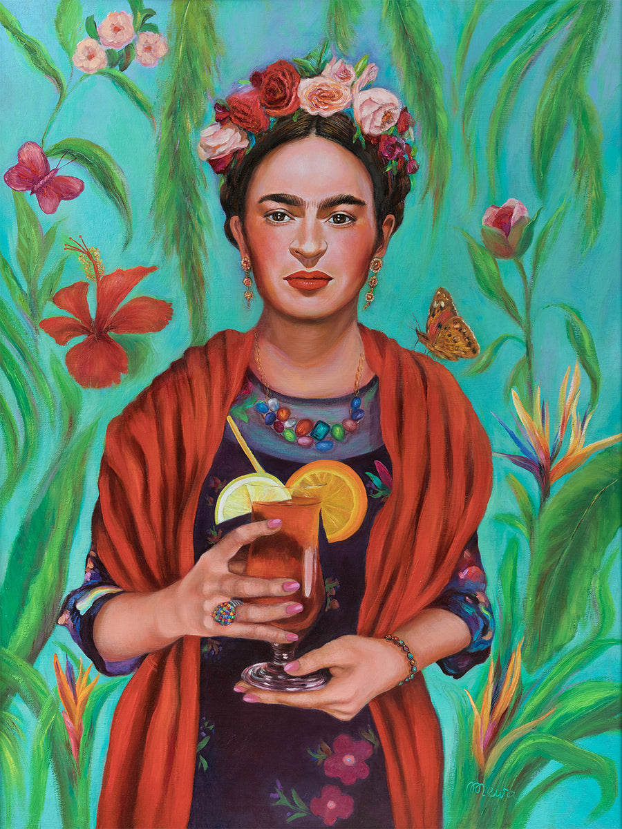 Frida with Tequila Sunrise