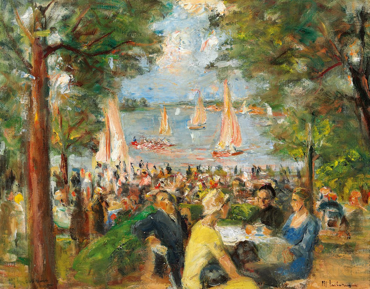 Max Liebermann - Gartenlokal an der Havel