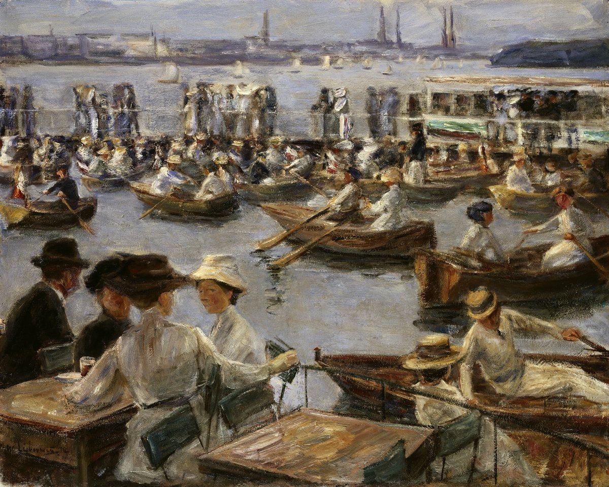 Max Liebermann - An der Alster in Hamburg