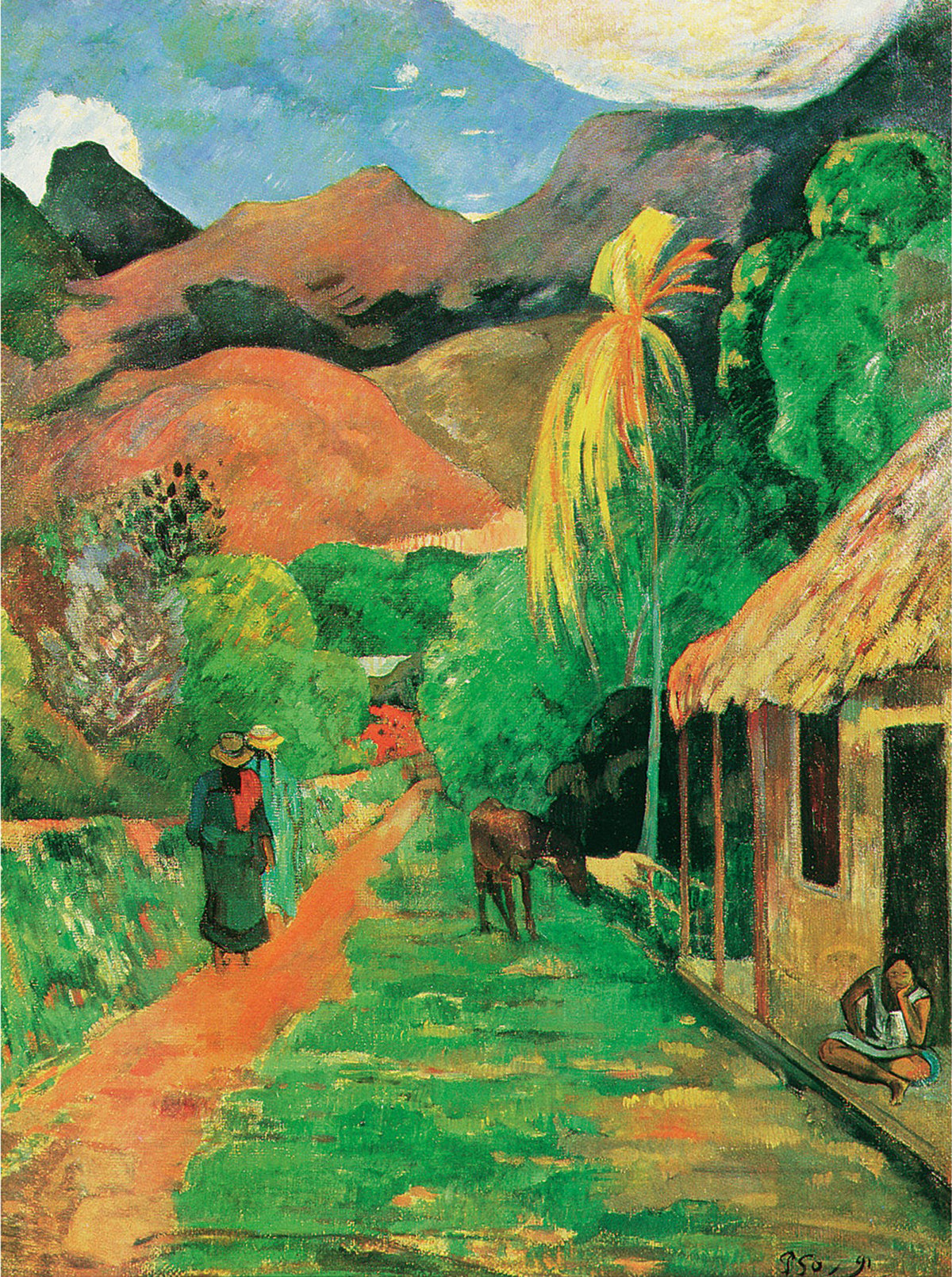 Paul Gauguin - Chemin a papeete