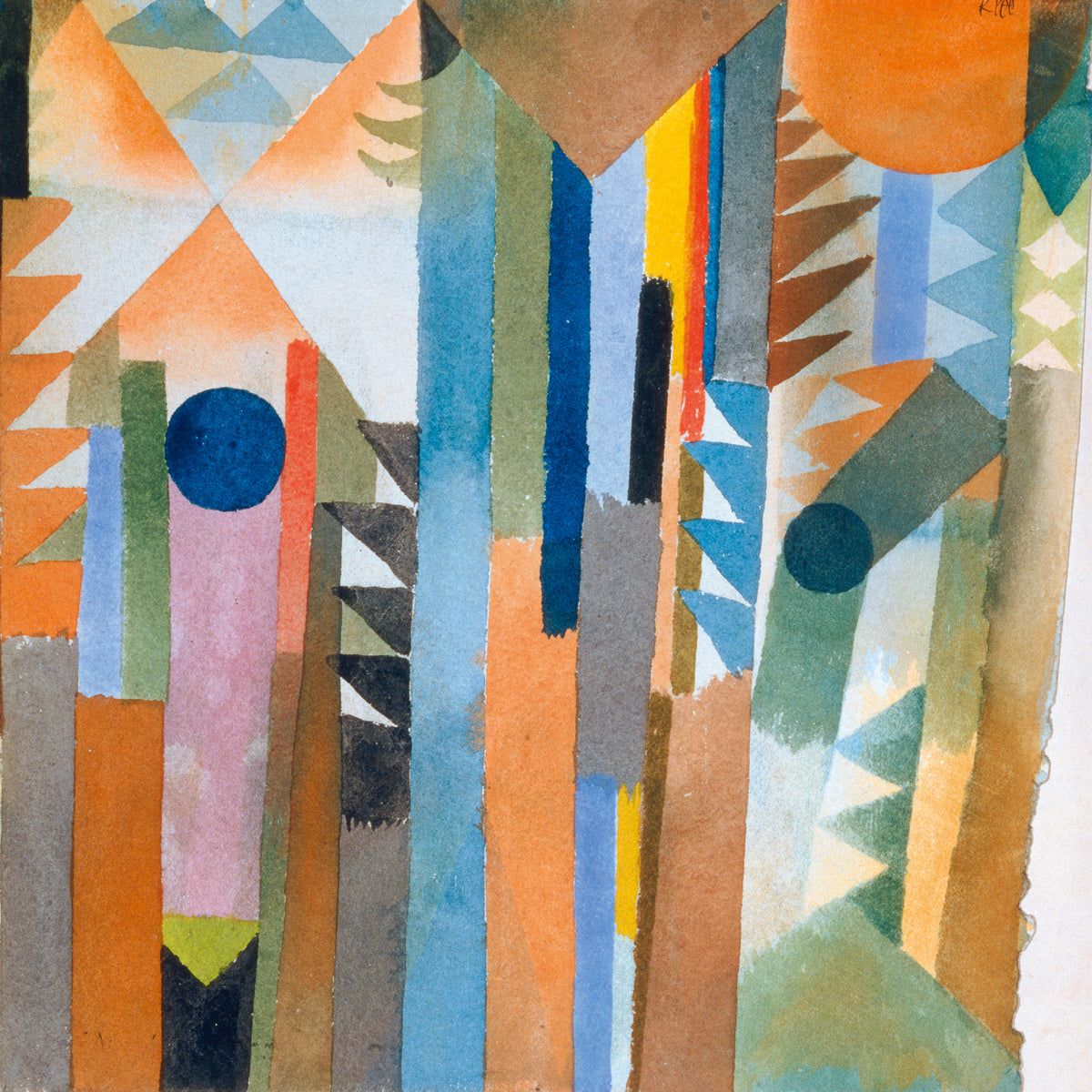 Paul Klee - Der Wald, der aus dem Samenkorn entstand
