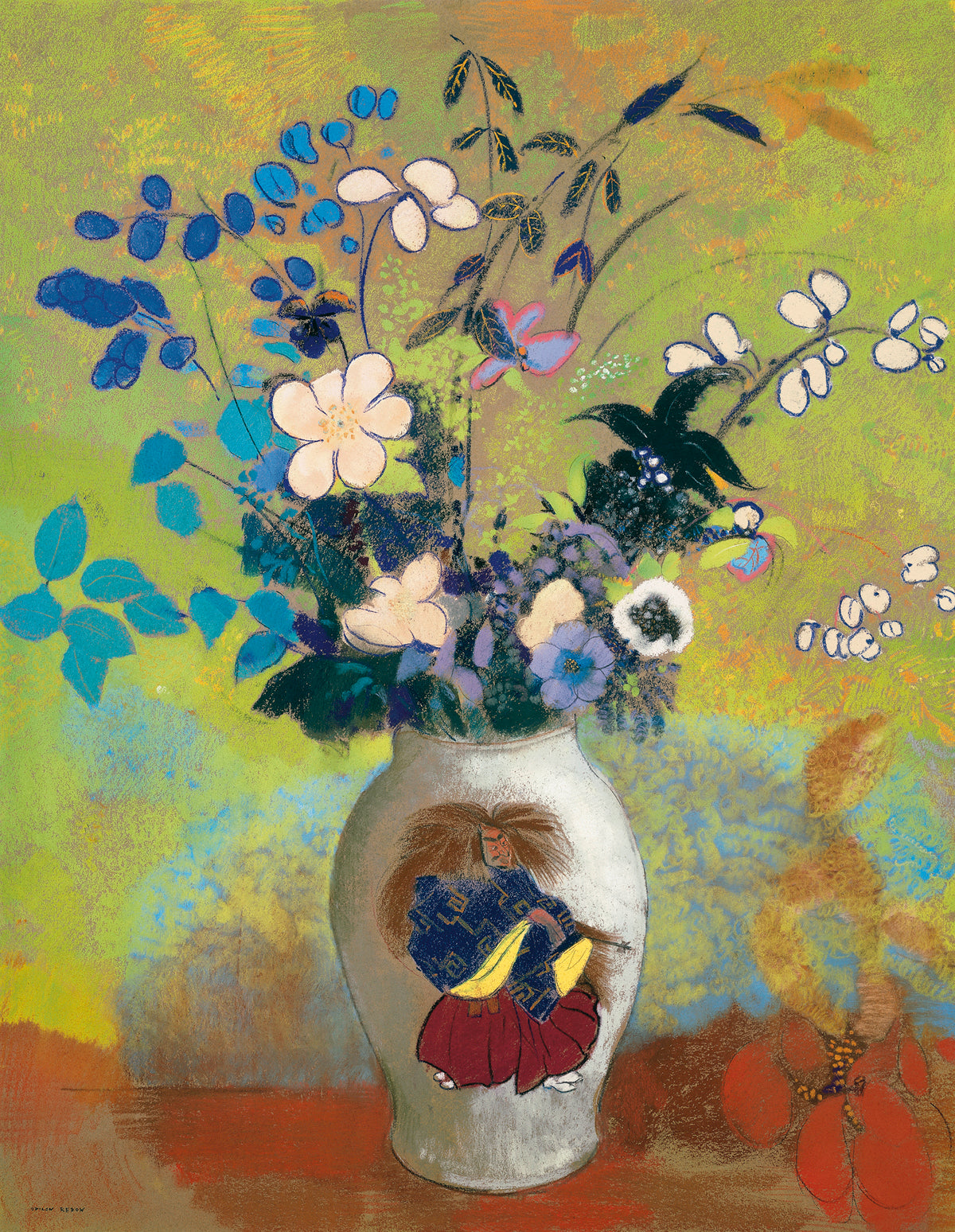 Odilon Redon - Blumen in einer Vase