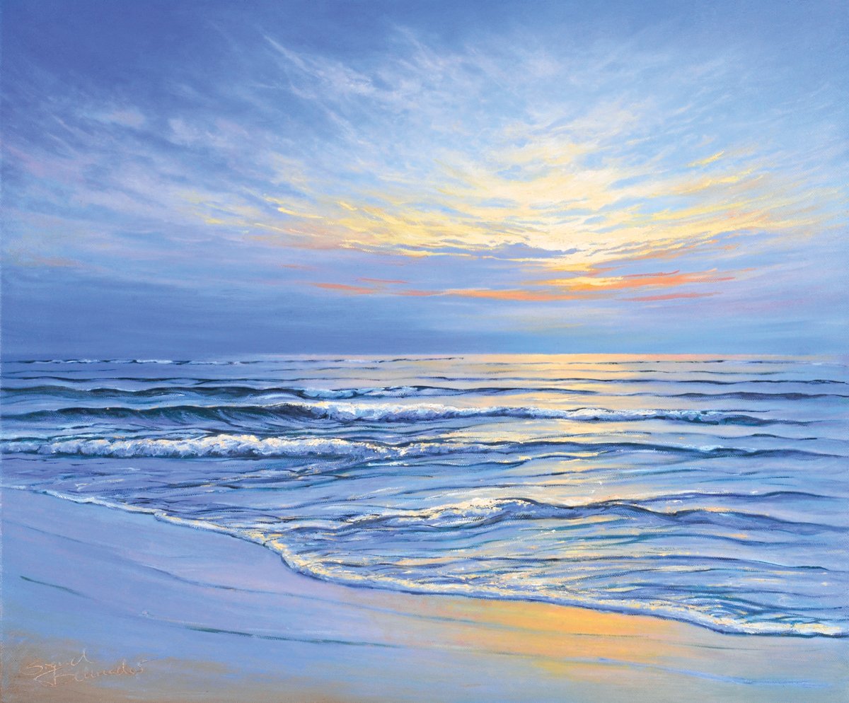 Sigurd Schneider - Sunset at Ostsee coast II