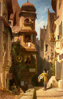 Carl Spitzweg - Der Briefbote im Rosental