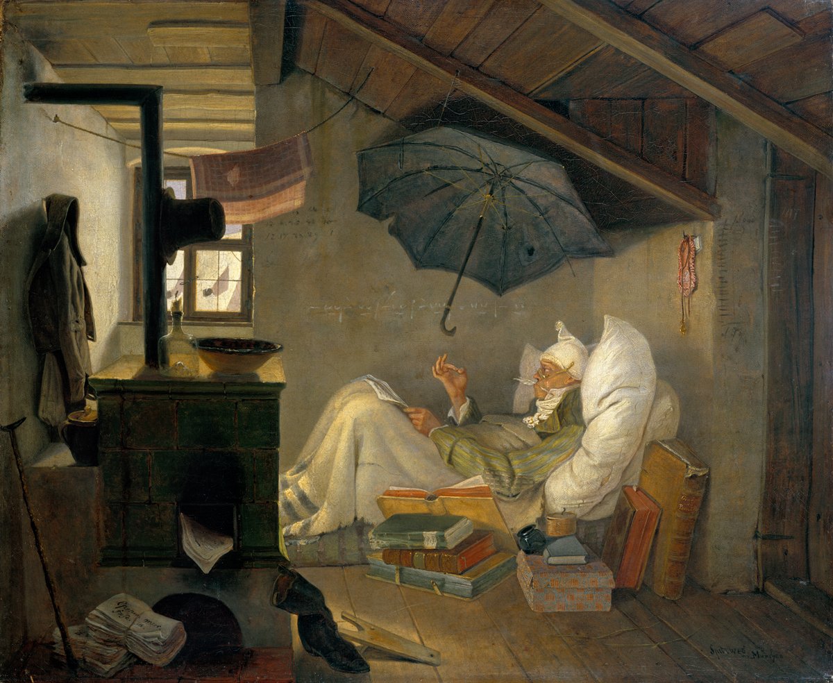 Carl Spitzweg - Der arme Poet