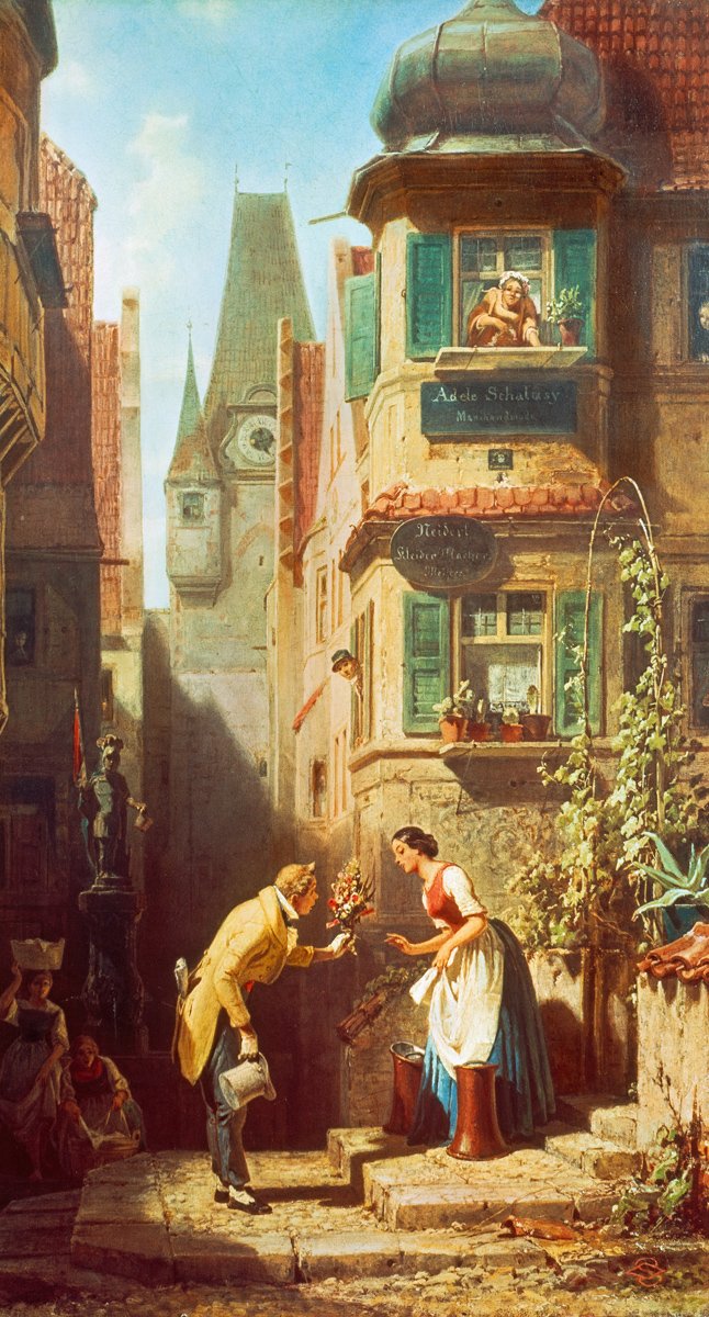 Carl Spitzweg - Der ewige Hochzeiter