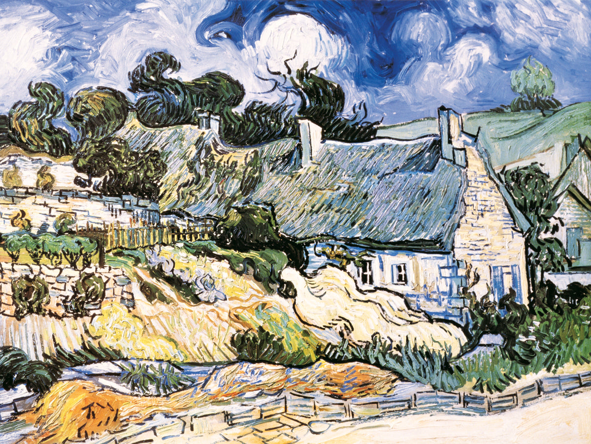Vincent Van Gogh - Strohdachhäuser