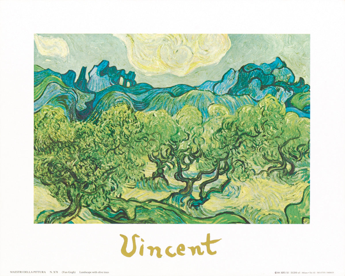 Vincent Van Gogh - Landscapes with olive trees
