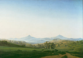 Böhmische Landschaft mit dem Milleschauer