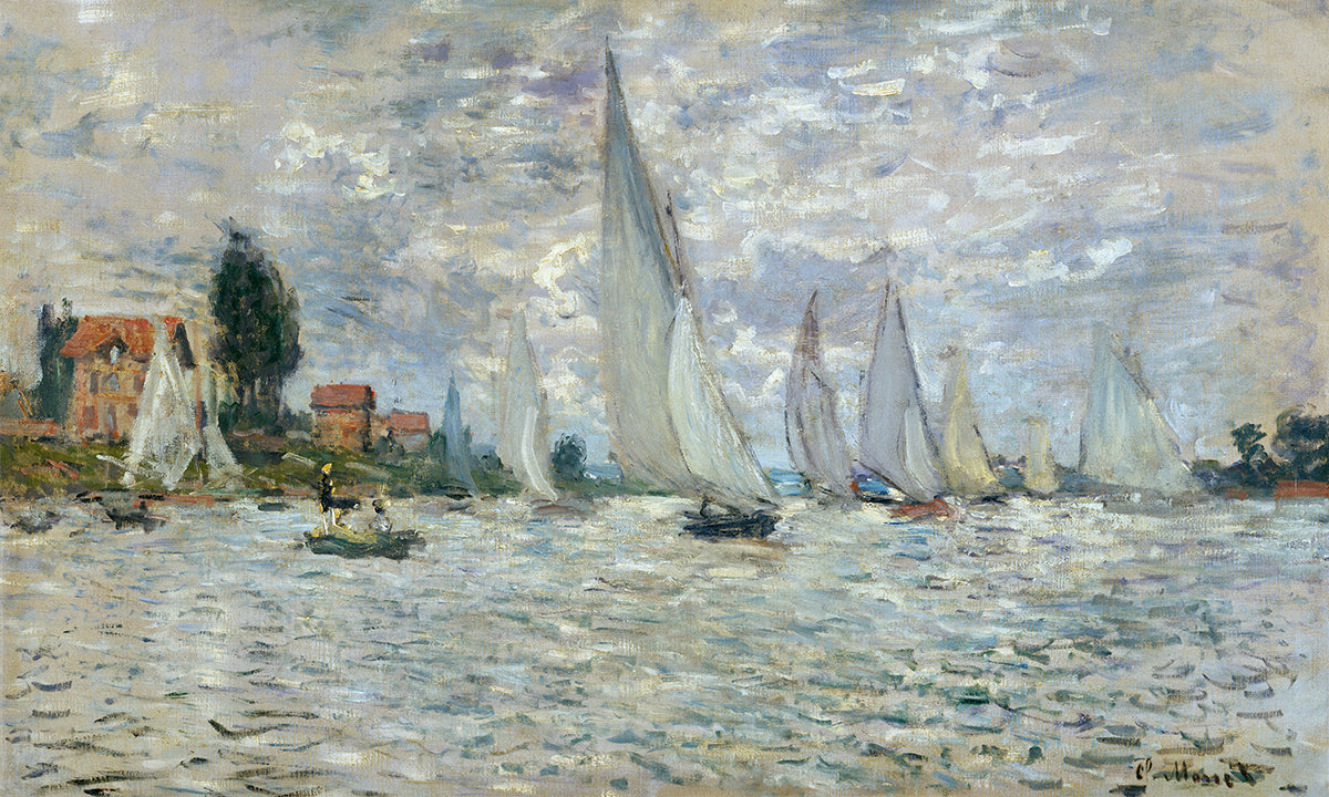 Les barques - Regates á Argenteuil