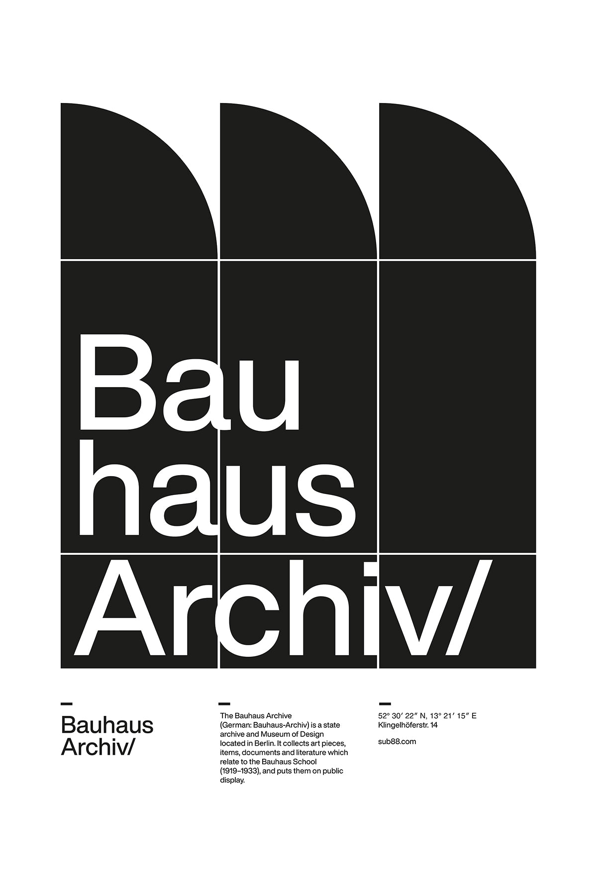 Bauhaus Archiv Graphic