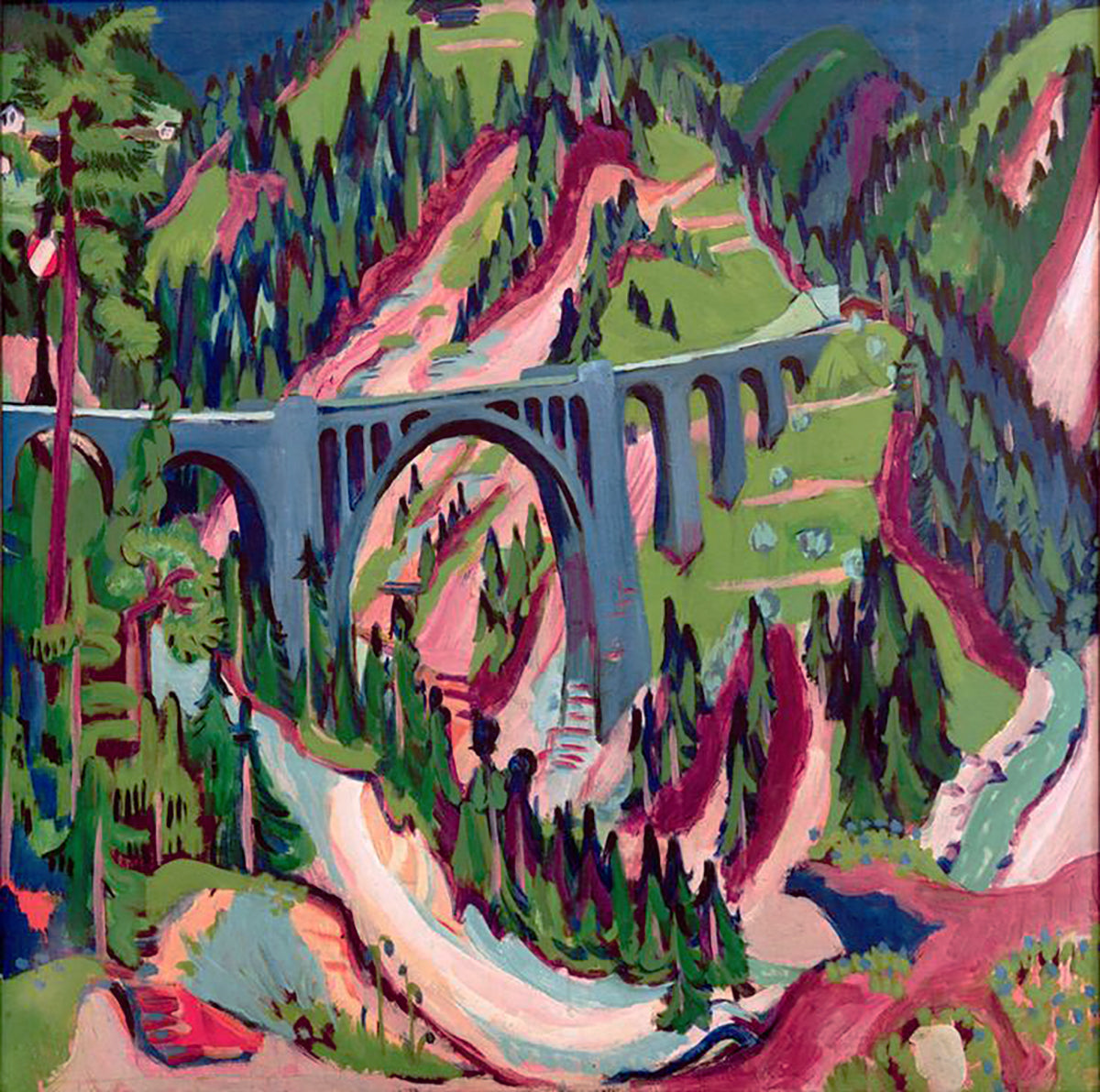Die Brücke bei Wiesen