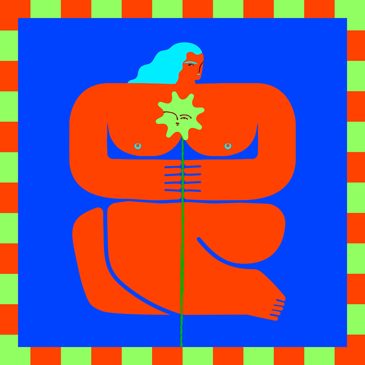 Contemplative Embrace Female